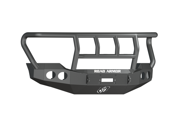 Ford F-250 Front Bumper - Road Armor - Stealth Winch Bumper w/Titan II Standard Flare - Textured Black - `11-`16